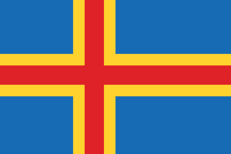 Flag of Aland - Icon