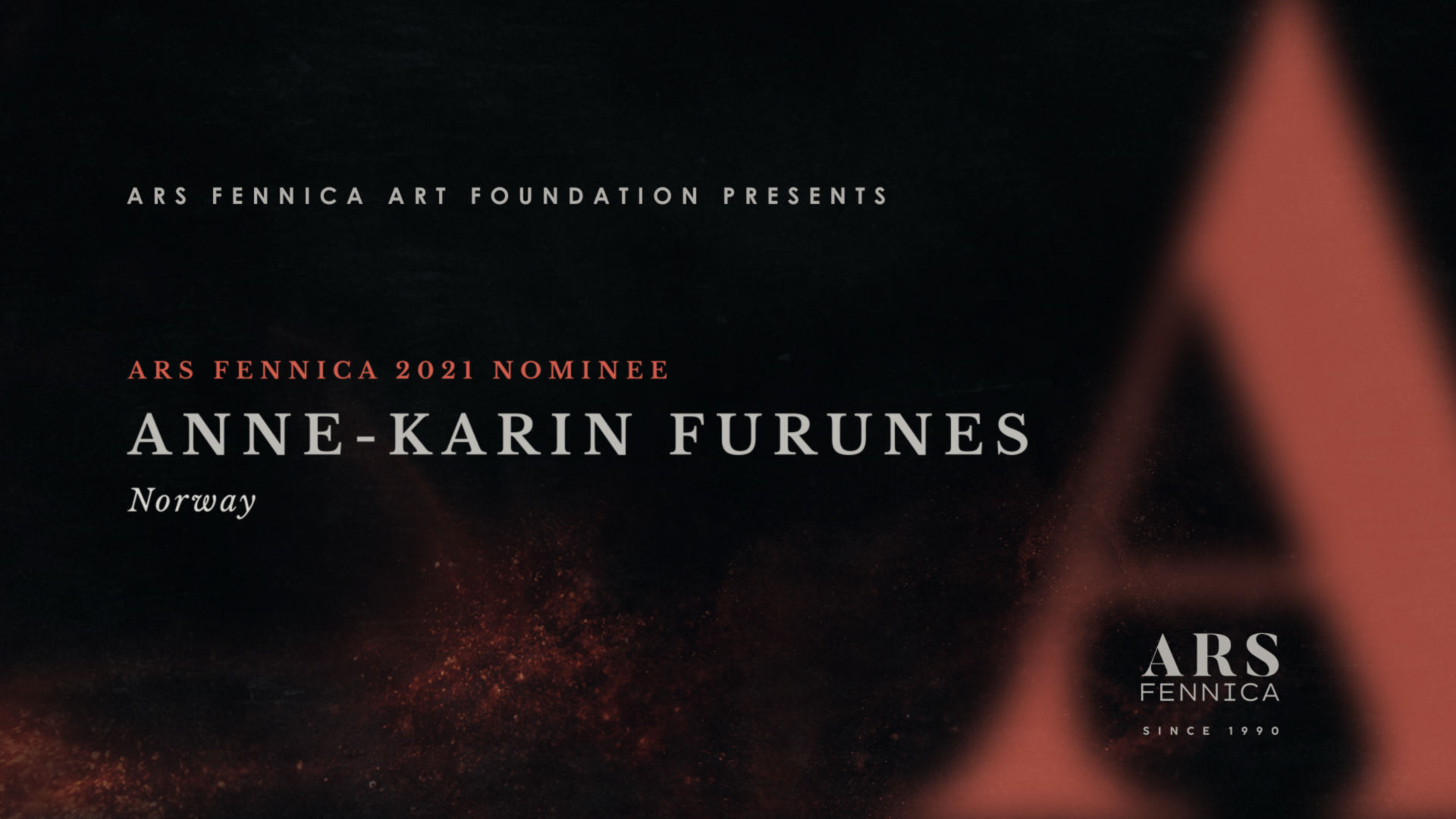 Ars Fennica 2021 Nominee Anne-Karin Furunes Artist Film Title Graphics